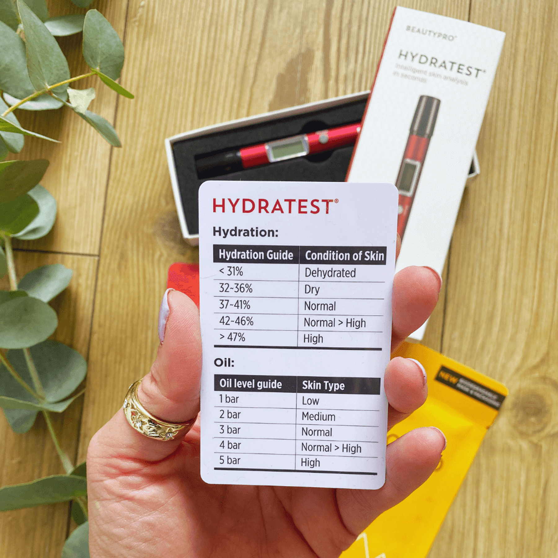 BEAUTYPRO Hydratest – Dispozitiv pentru analiza hidratării și sebumului