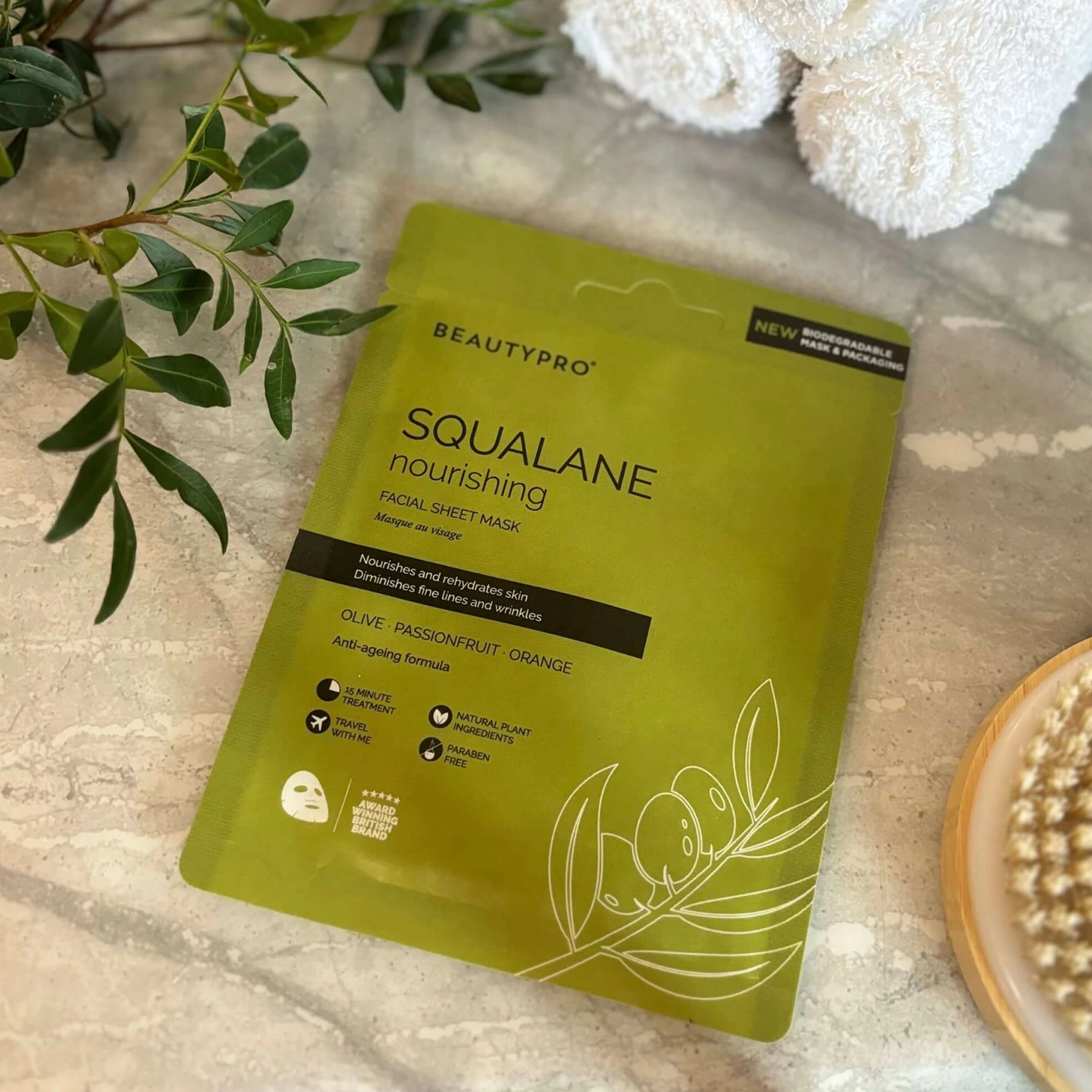BEAUTYPRO Squalane – Mască facială nutritivă coreeană cu squalane