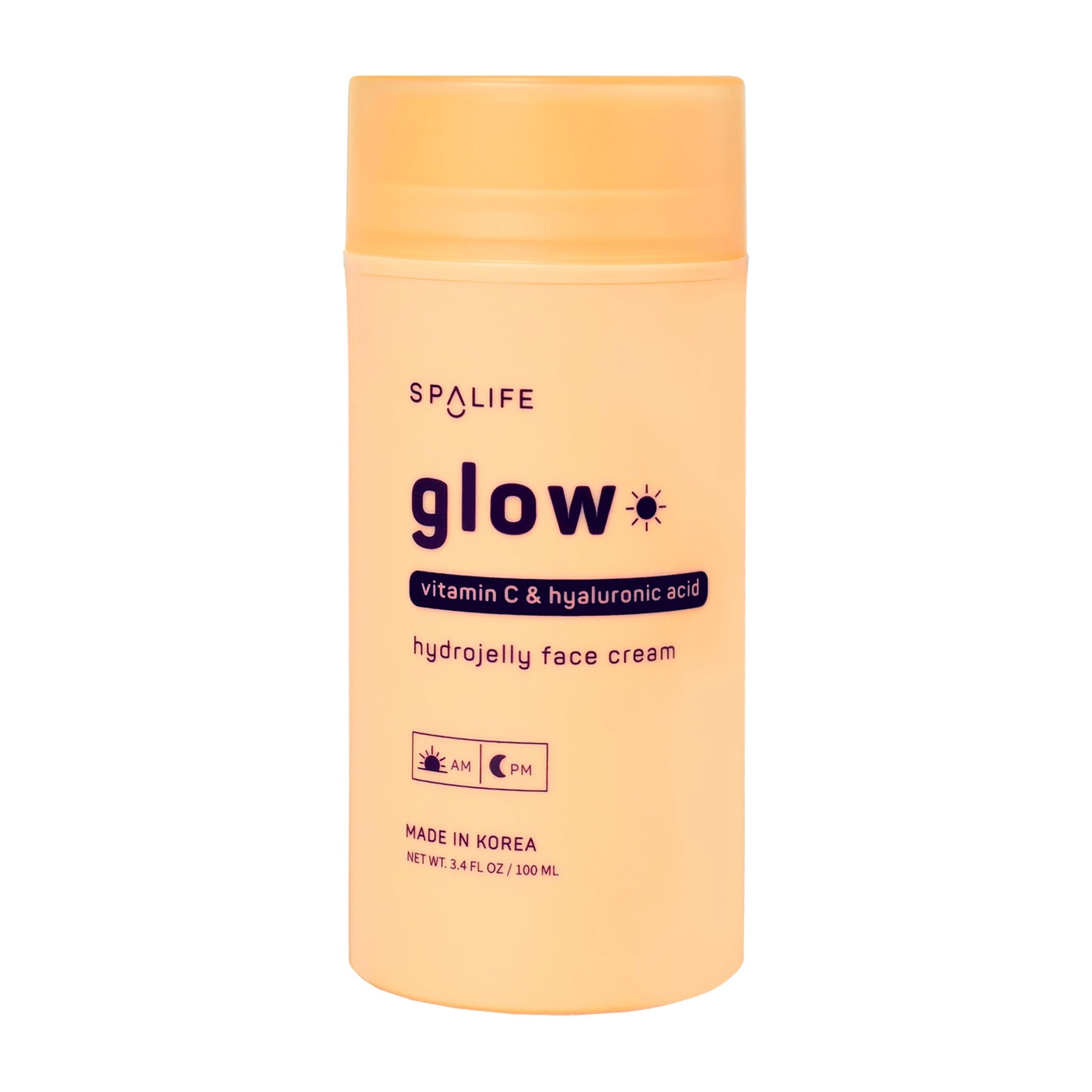 Cremă facială 2-in-1 iluminatoare cu vitamina C si acid hialuronic