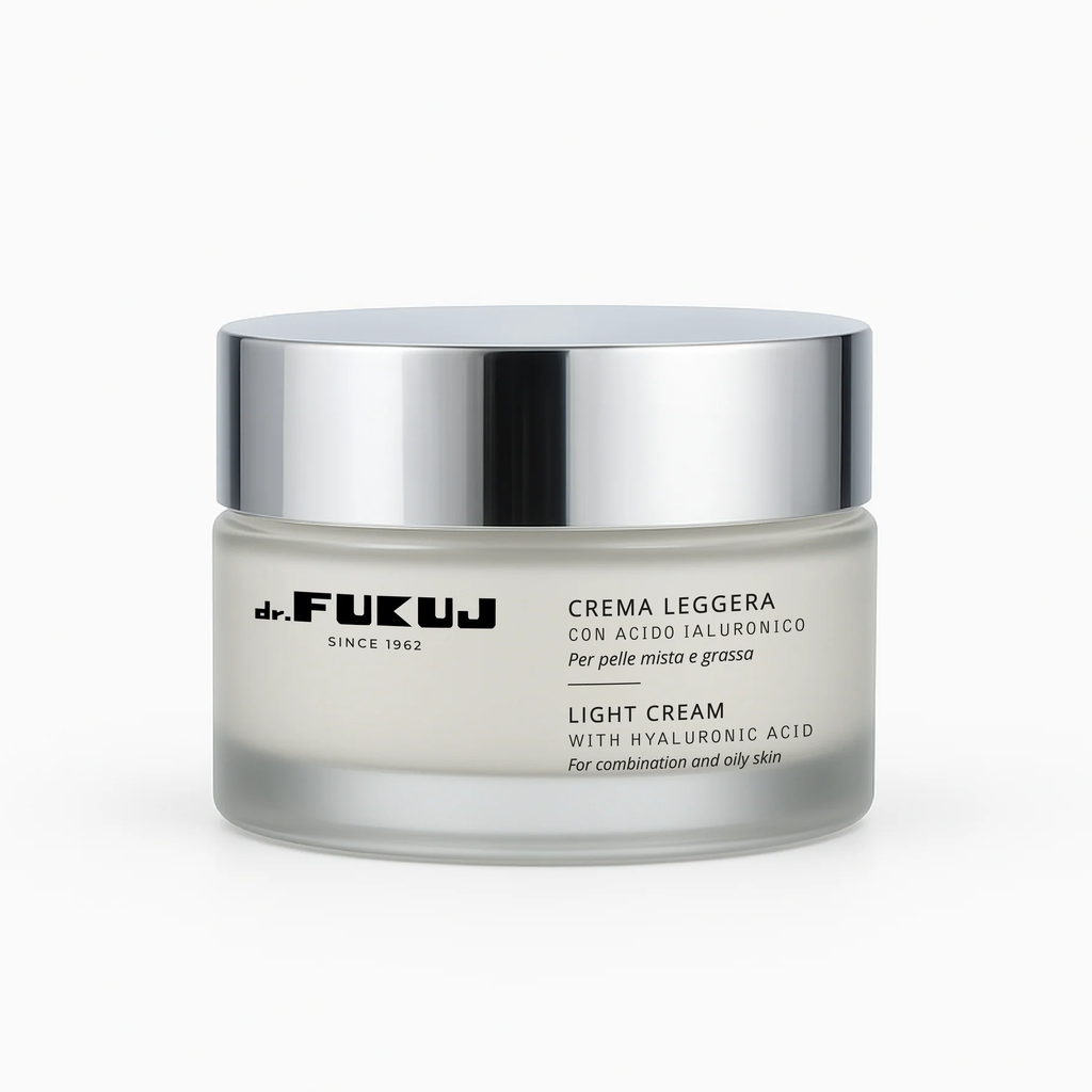 Cremă hidratantă lejeră cu Acid Hialuronic
