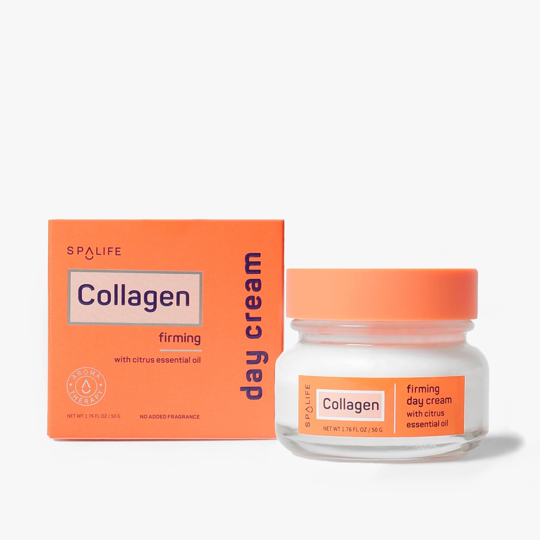Cremă pentru fermitate cu colagen, îmbogățită cu ulei esențial de citrice