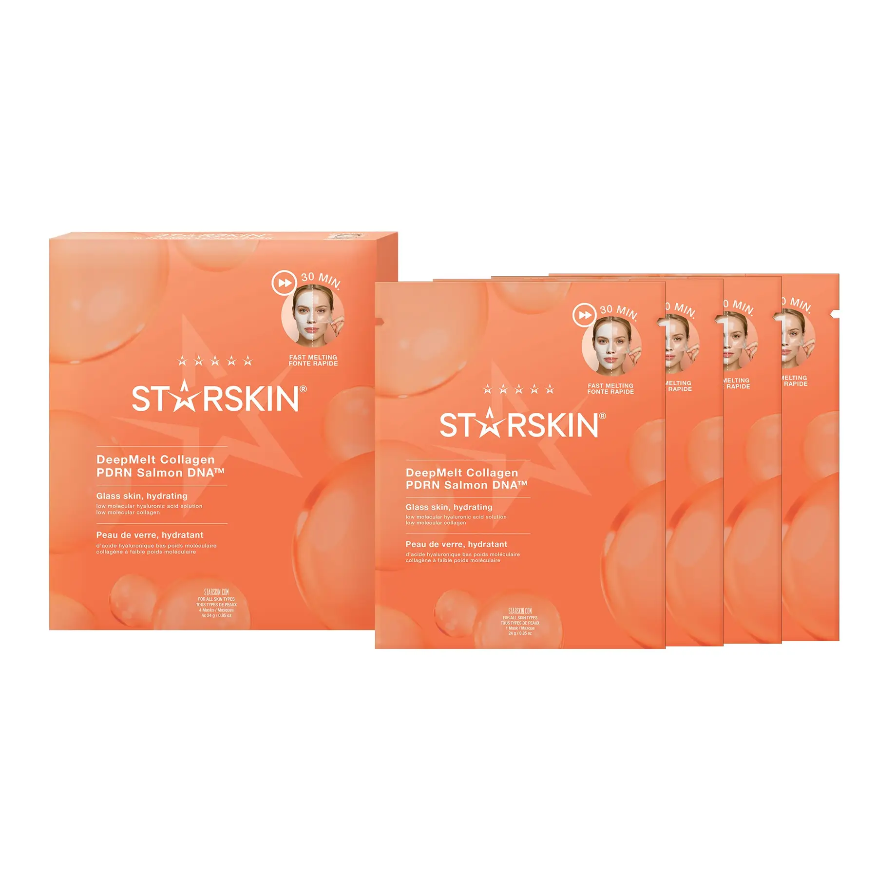 Mască hydrogel DeepMelt Collagen PDRN