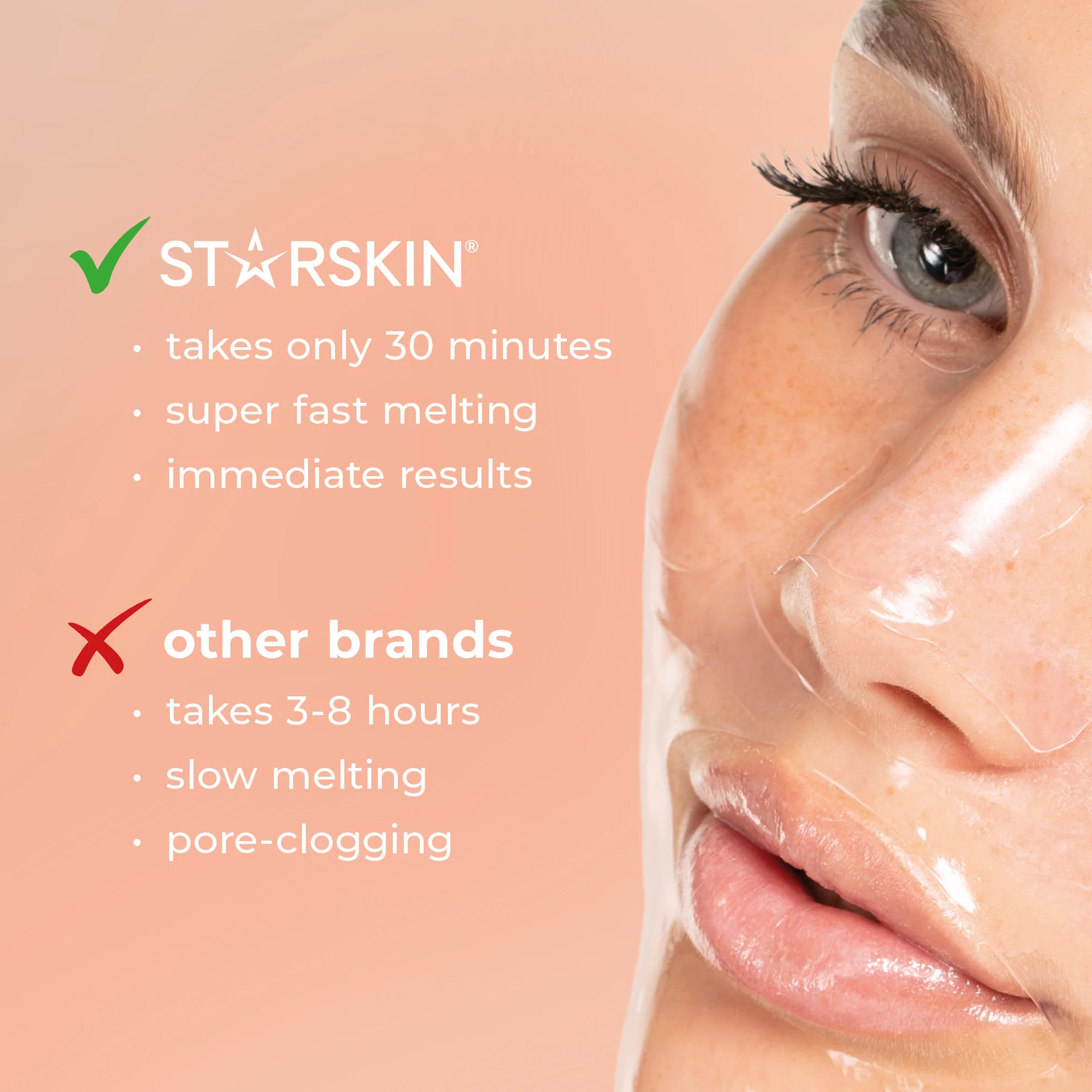 Mască hydrogel DeepMelt Collagen PDRN