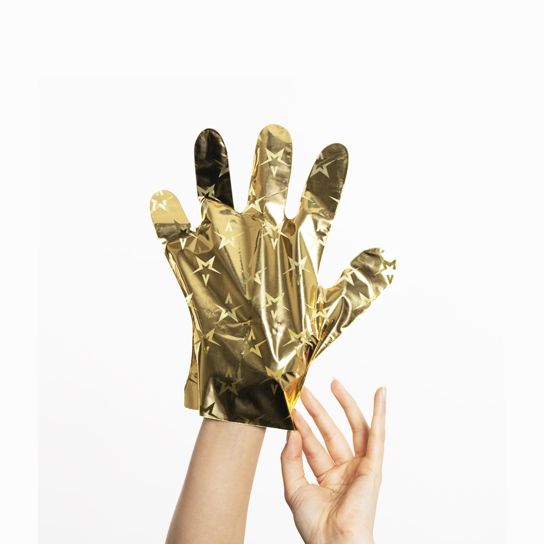 Mască pentru mâini tip mănuși Gold Revitalizing