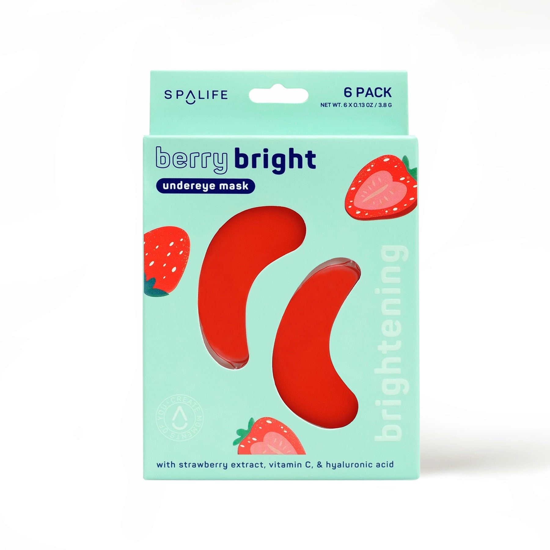 Măști hidrogel iluminatoare pentru zona de sub ochi Berry Bright – 8 perechi