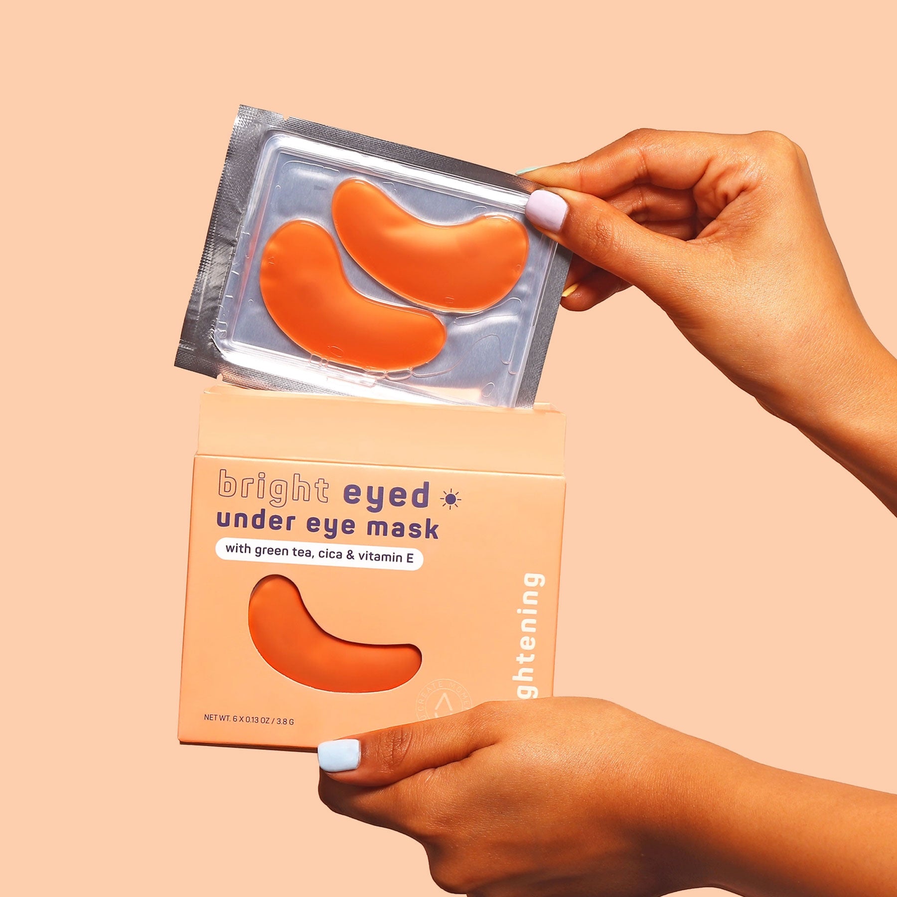 Măști hidrogel pentru zona de sub ochi cu ceai verde - 8 perechi