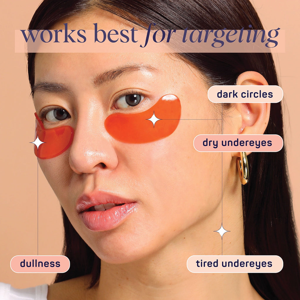 Măști hidrogel pentru zona de sub ochi cu ceai verde - 8 perechi