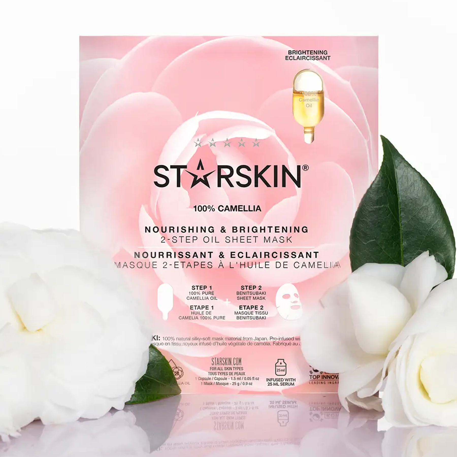 STARSKIN - Mască facială în 2 pași cu ulei de Camellia