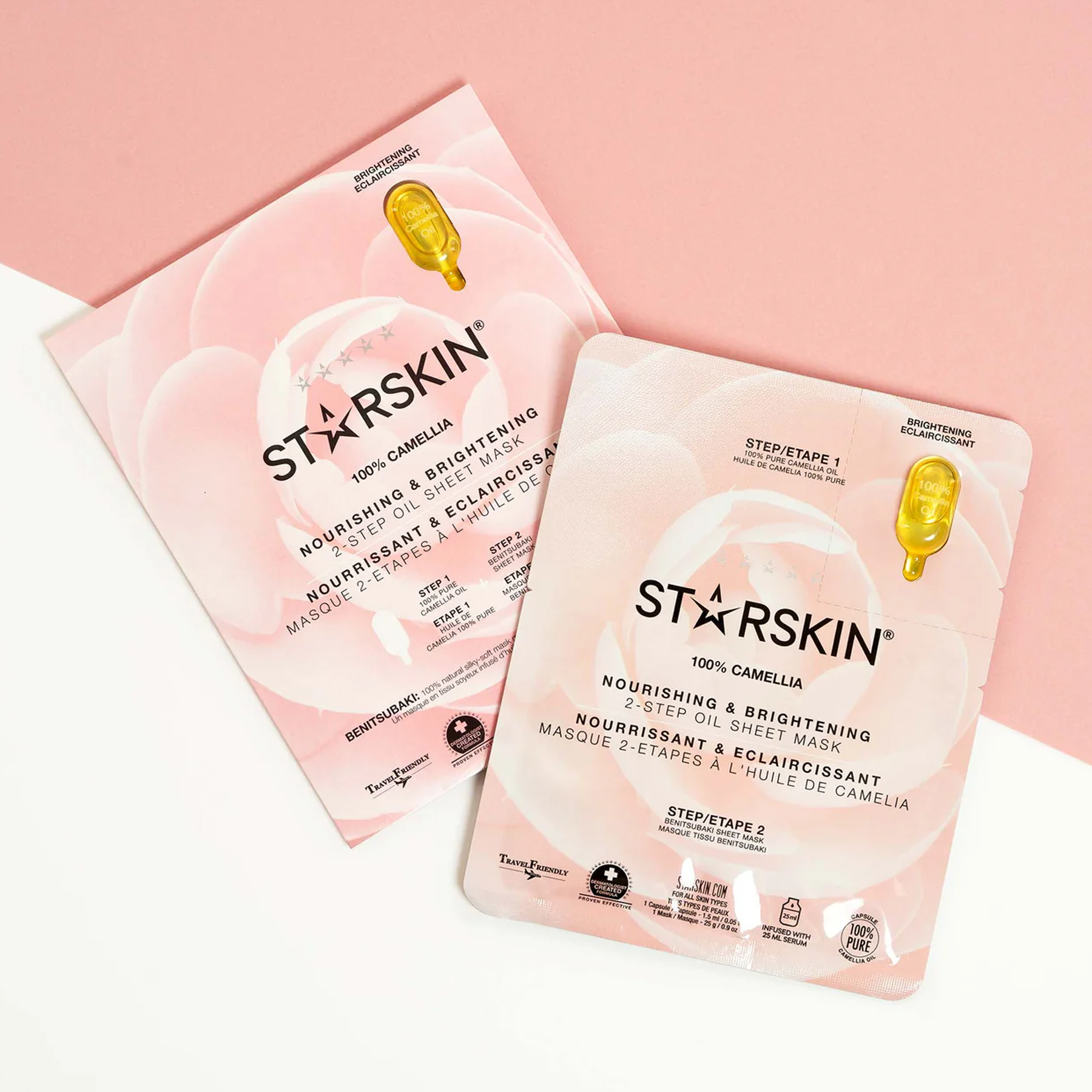 STARSKIN - Mască facială în 2 pași cu ulei de Camellia