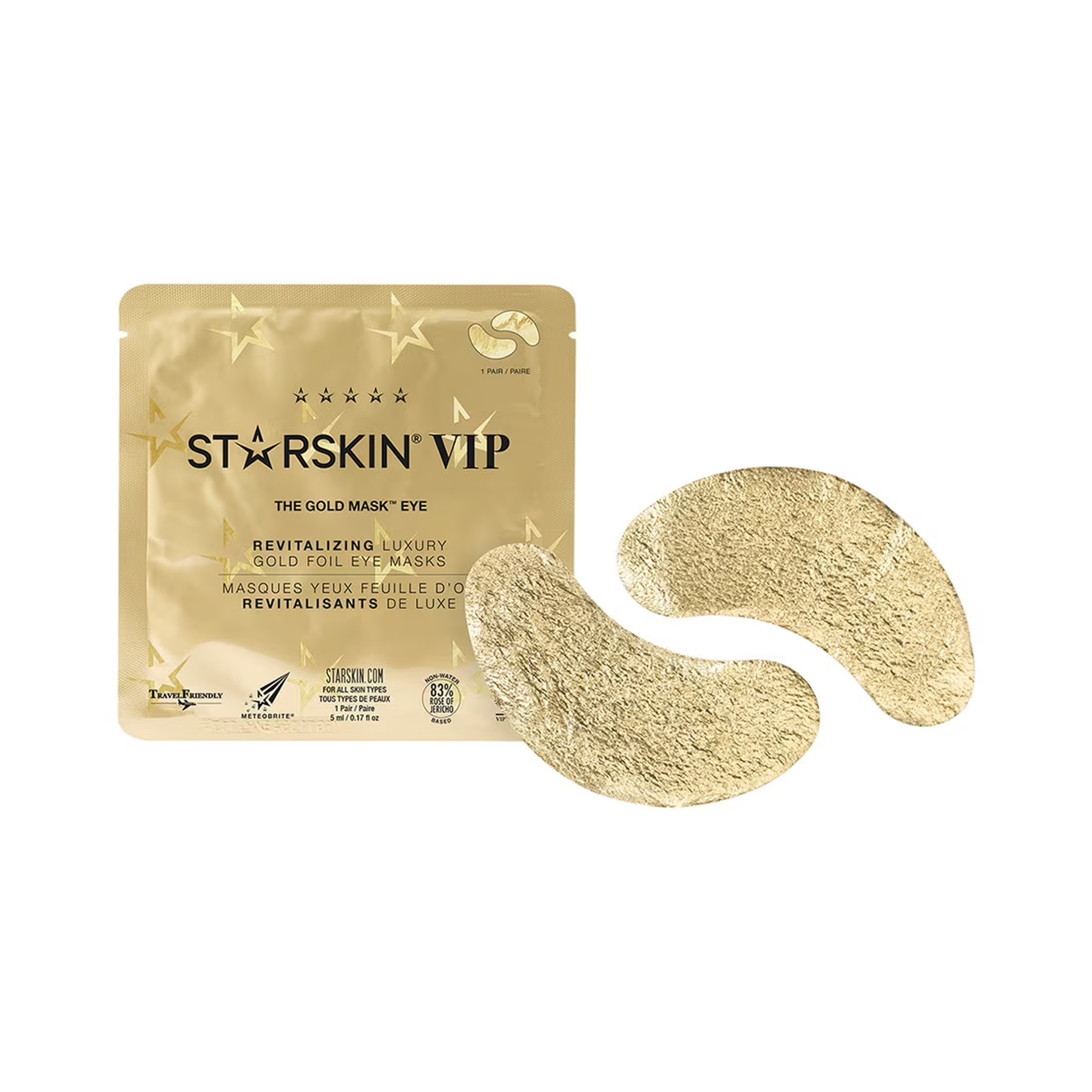 STARSKIN - Plasturi pentru ochi Gold Eye Mask