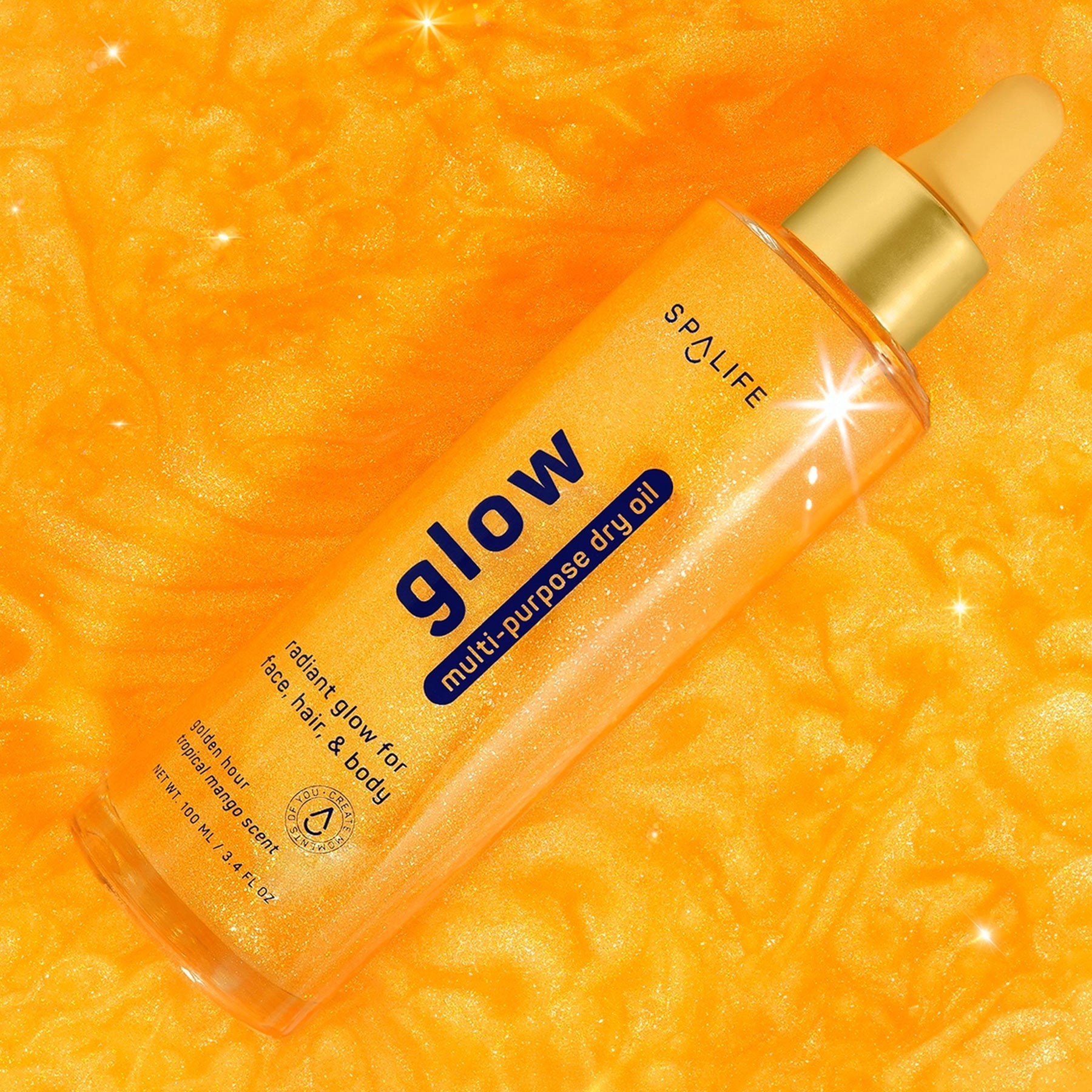 Ulei stralucitor cu mango pentru hidratare și strălucire – corp și păr